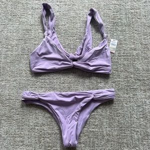 L space violet bikini